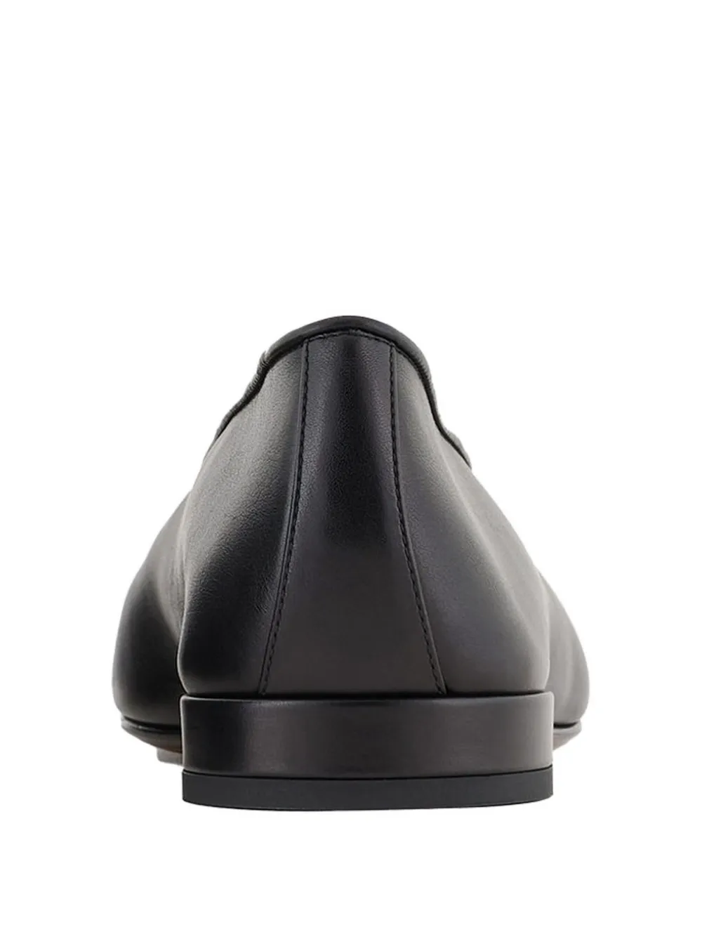 GIORGIO ARMANI SMOOTH-LEATHER BALLERINAS