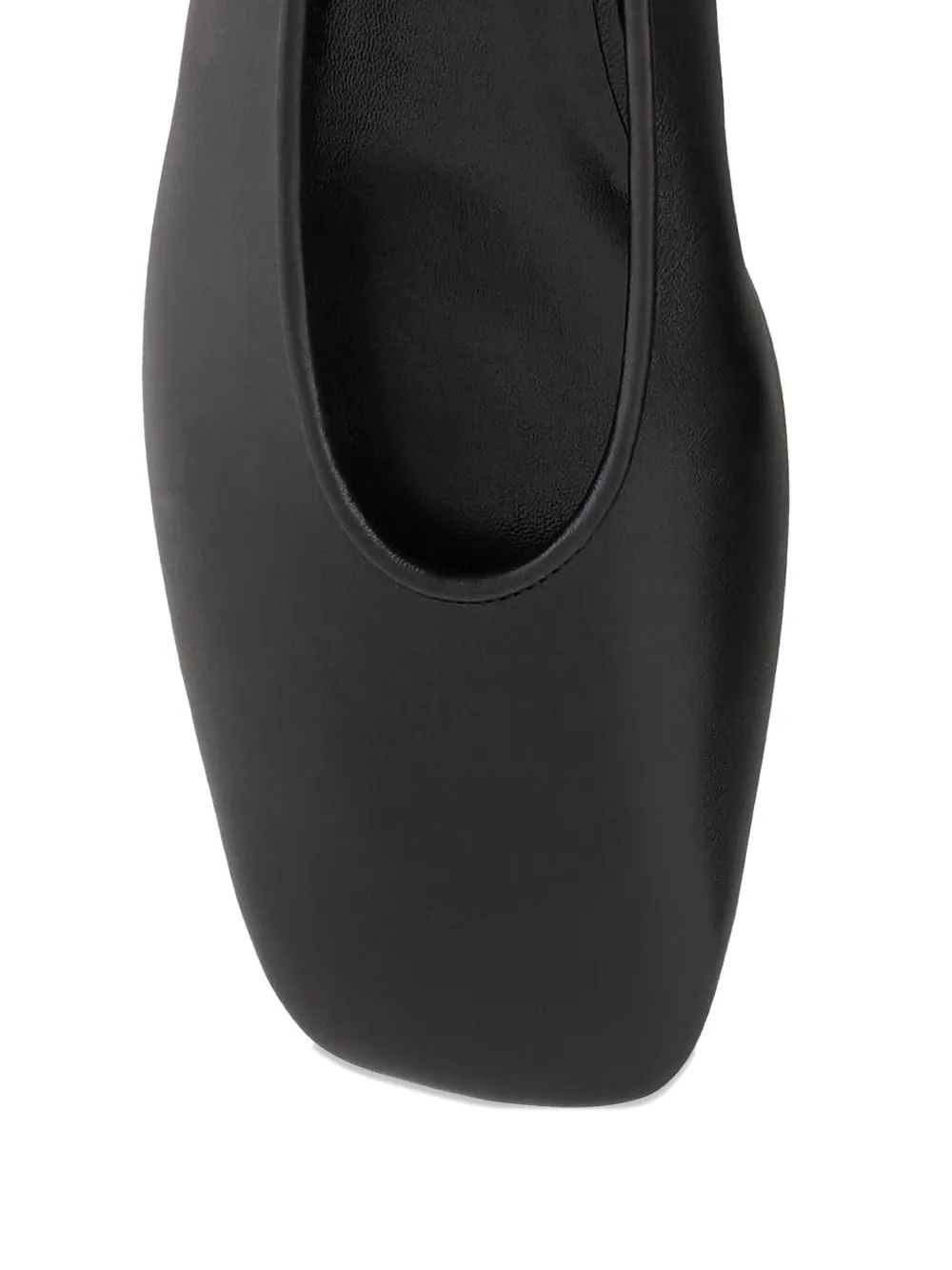 GIORGIO ARMANI SMOOTH-LEATHER BALLERINAS