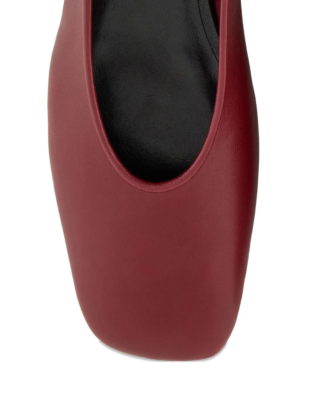 GIORGIO ARMANI SMOOTH-LEATHER BALLERINAS