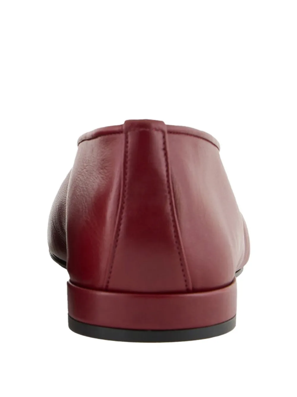 GIORGIO ARMANI SMOOTH-LEATHER BALLERINAS