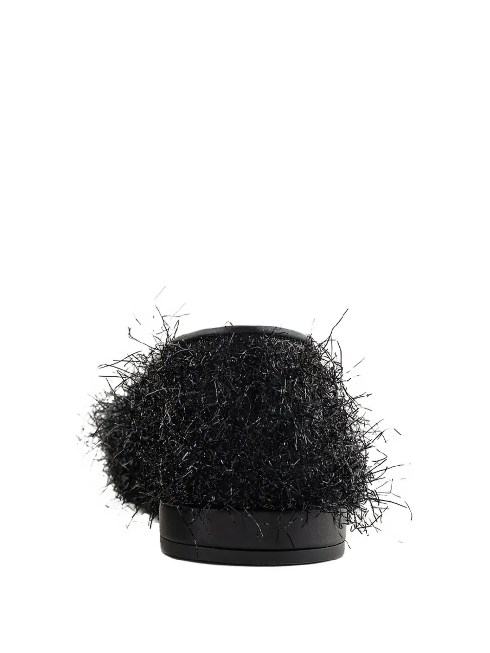 GIORGIO ARMANI FAUX-FUR BALLERINAS