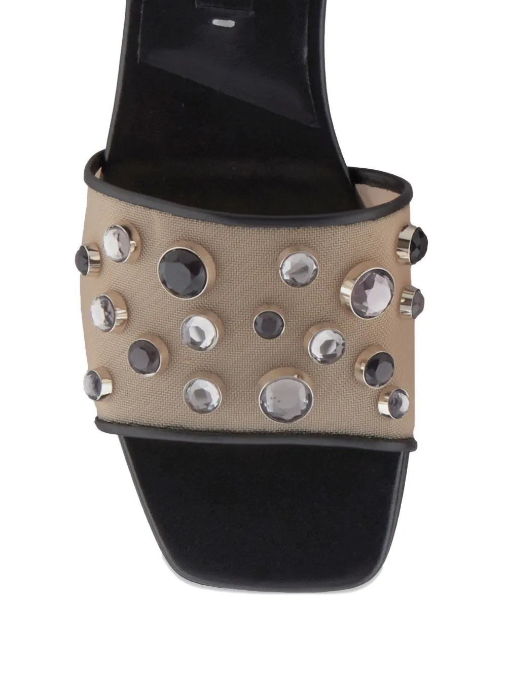 GIORGIO ARMANI RHINESTONE-EMBELLISHED SANDALS