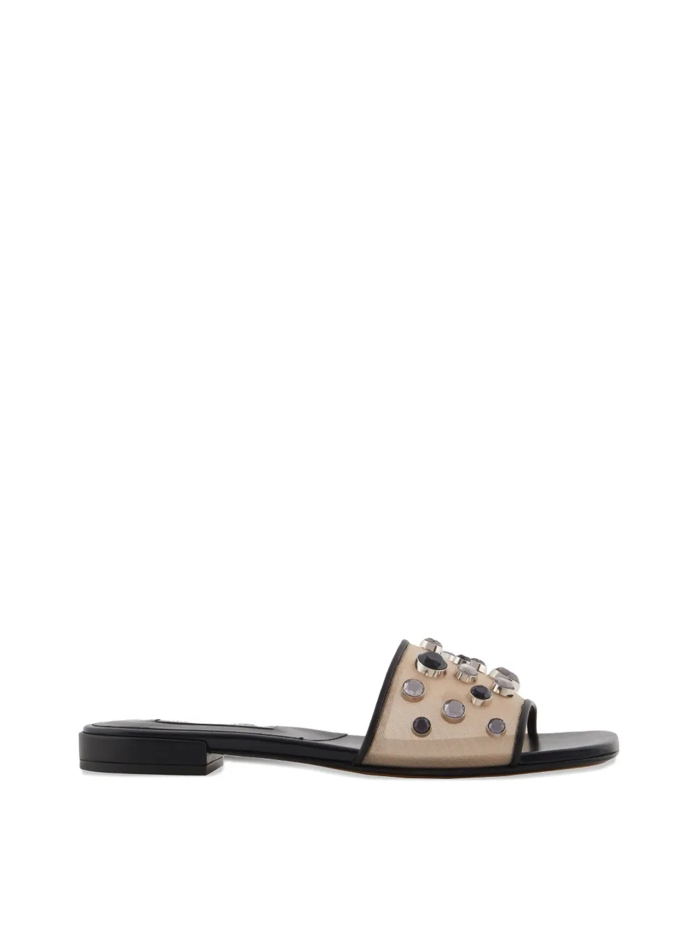 GIORGIO ARMANI RHINESTONE-EMBELLISHED SANDALS