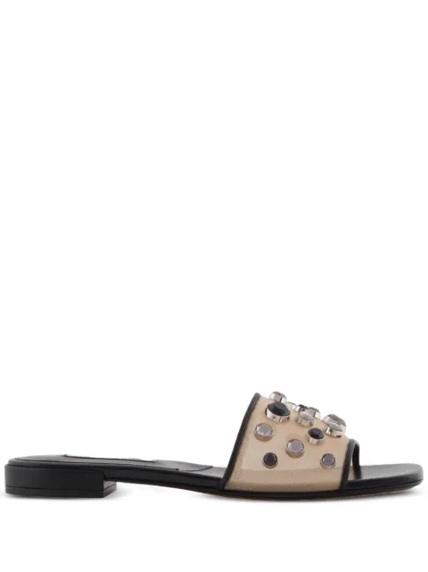 Giorgio Armani rhinestone-embellished sandals