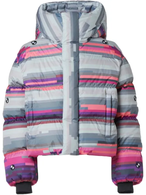 Fusalp x Crosby Studios Rayure-Pixel puffer jacket