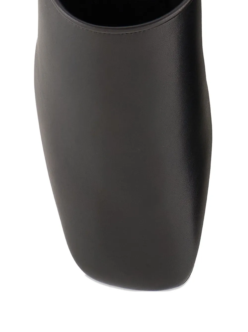 GIORGIO ARMANI SMOOTH-LEATHER MULES