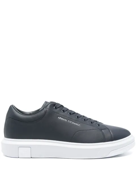 Armani Exchange leather sneakers