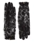Valentino Garavani VLogo Signature lace gloves - Black