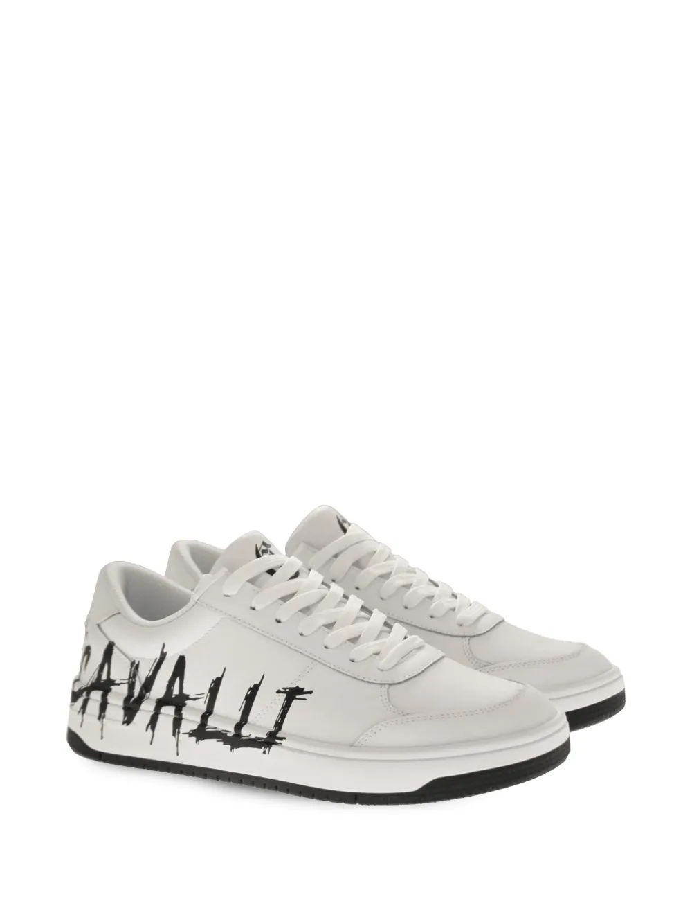 Just Cavalli logo-print sneakers - Wit