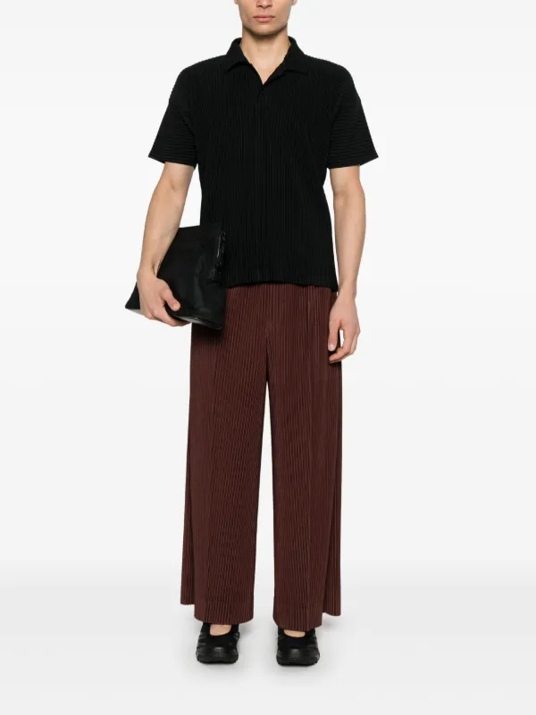 HOMME PLISSÉ ISSEY MIYAKE MC February 24 Homme Plissé Issey Miyake Calça MC February | Marrom | FARFETCH BR