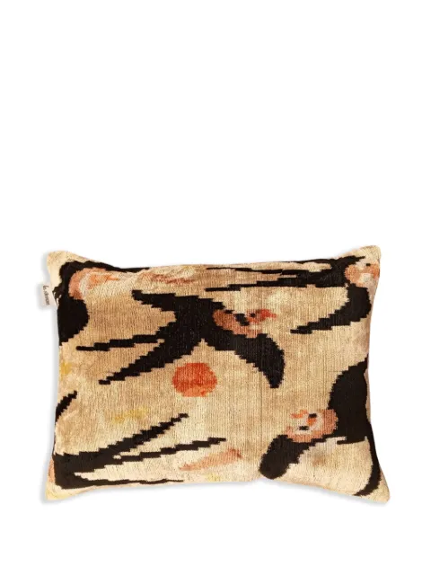 Les-Ottomans silk velvet cushion (50cm x 40cm)