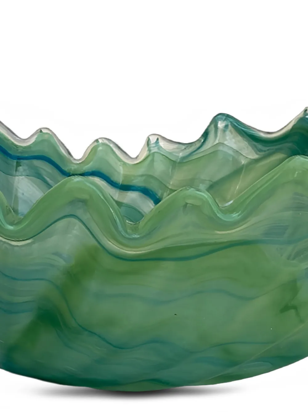 Les-Ottomans glass center piece (50cm) | Decorative Trays & Plates | Image 2