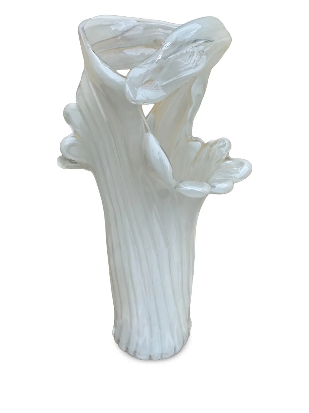 Les-Ottomans glass vase (43cm) | White | Image 1