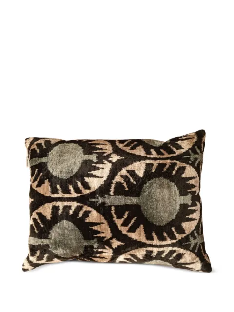 Les-Ottomans silk velvet cushion (50cm x 40cm)