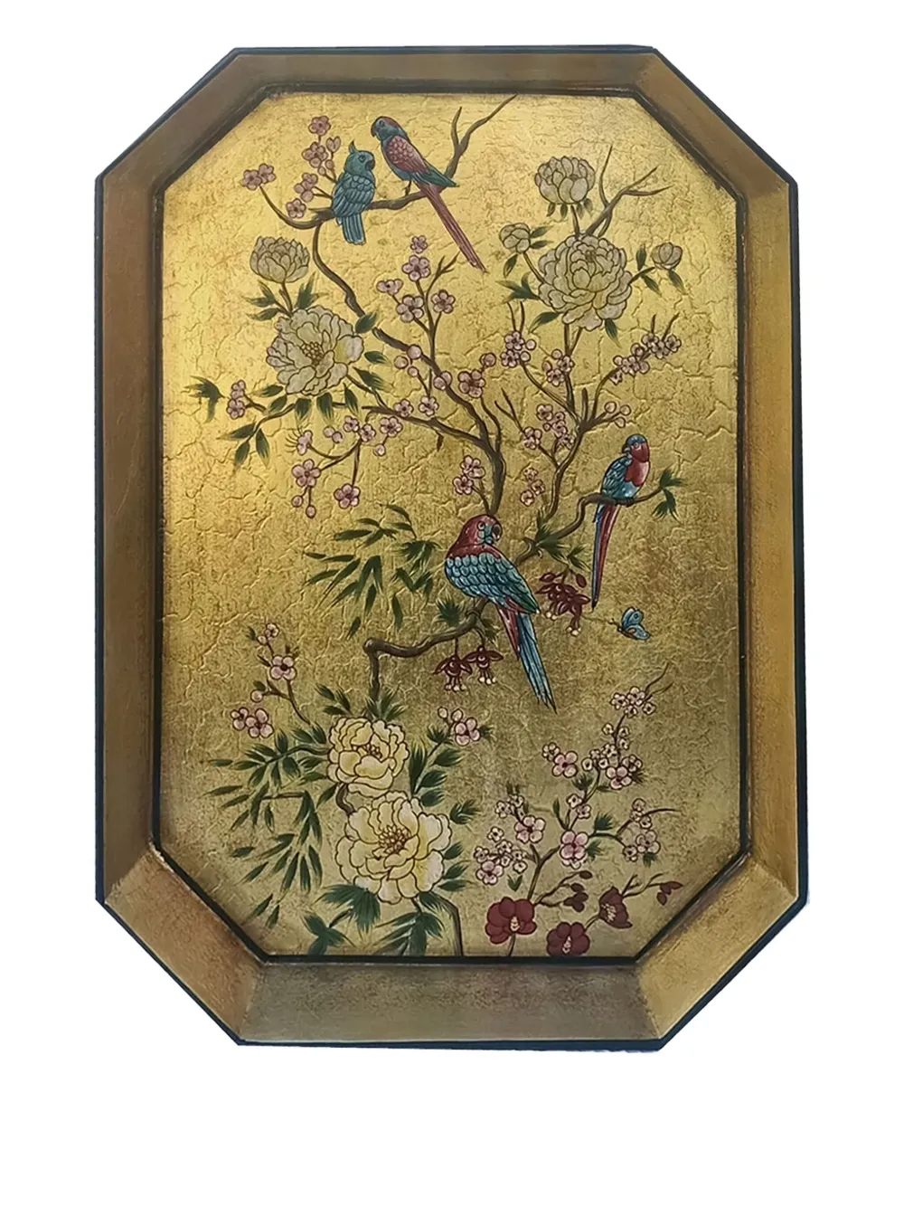 Les-Ottomans hand-painted tray (30cm x 43cm) | Gold | Image 1