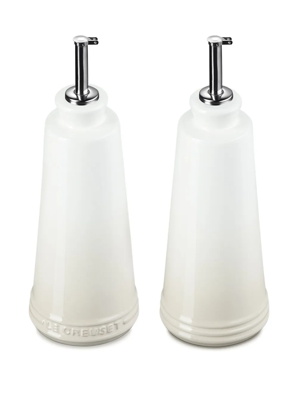 Le Creuset Signature Oil & Vinegar Set In White