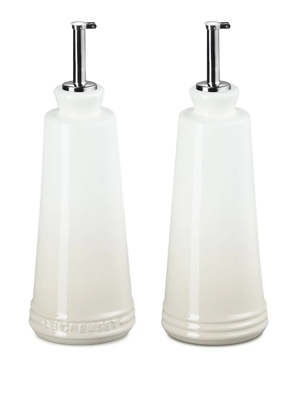 Le Creuset Signature Oil & Vinegar Set In White