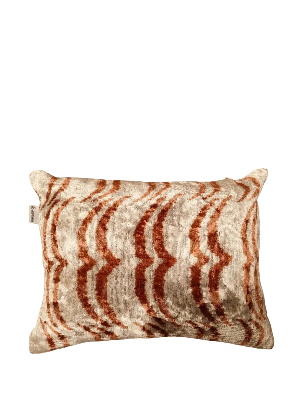Les-Ottomans silk velvet cushion (50cm x 40cm) - Toni neutri