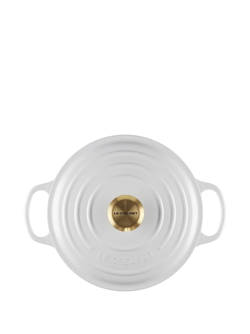 Le Creuset Cocotte Cast Iron Casserole Dish In Weiss