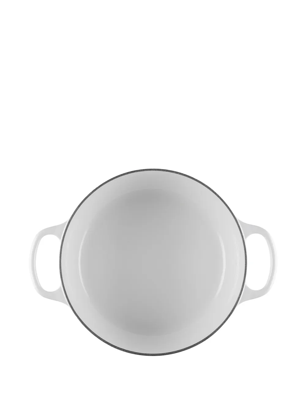 Le Creuset Cocotte Cast Iron Casserole Dish In Weiss