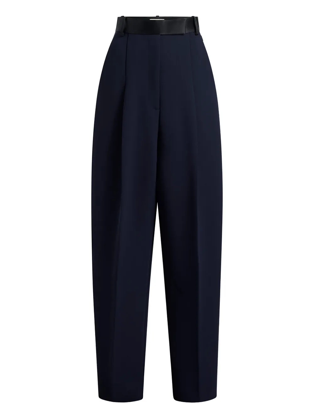 Khaite Cullen Pleated Trousers In Blue