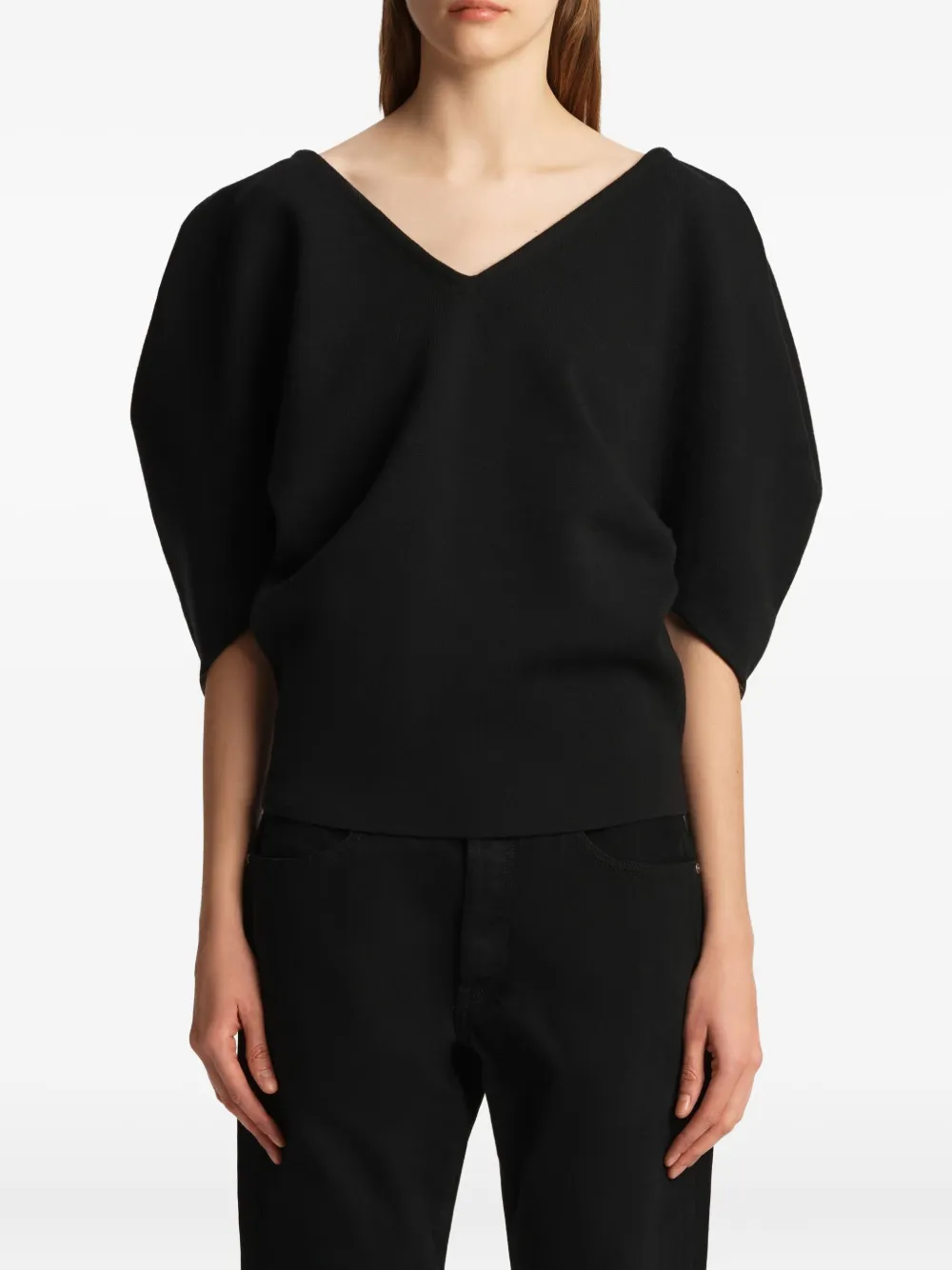 KHAITE Venus top | Black | Image 1