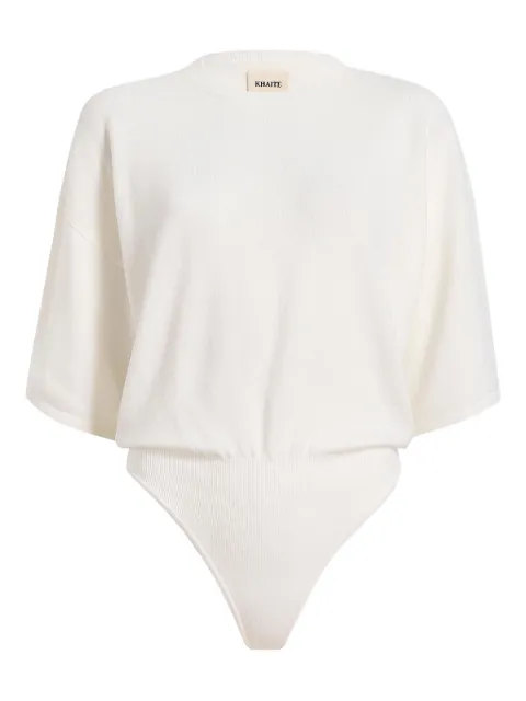 KHAITE short-sleeve bodysuit