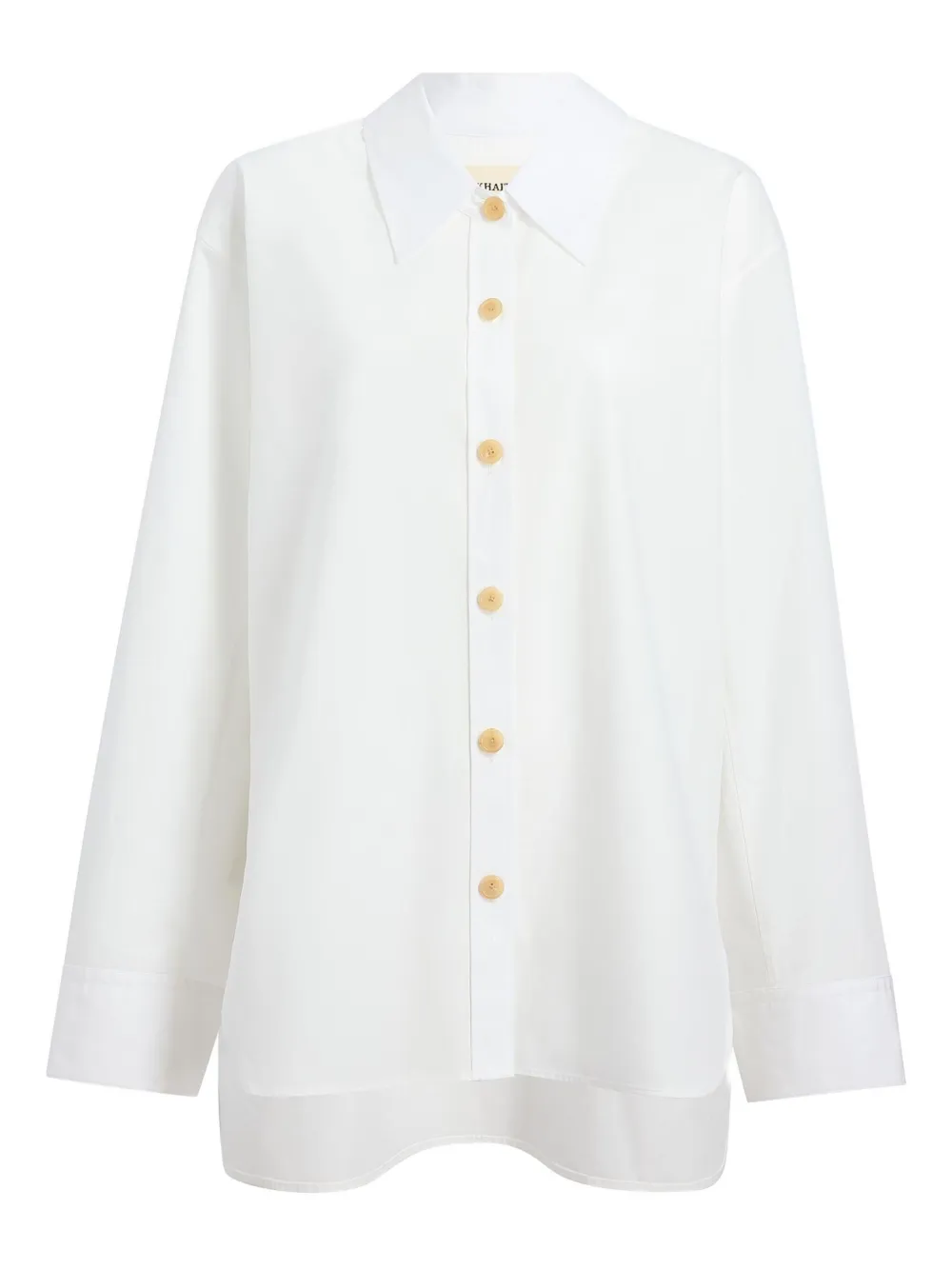 KHAITE camisa Herschel con botones | blanco | Image 1