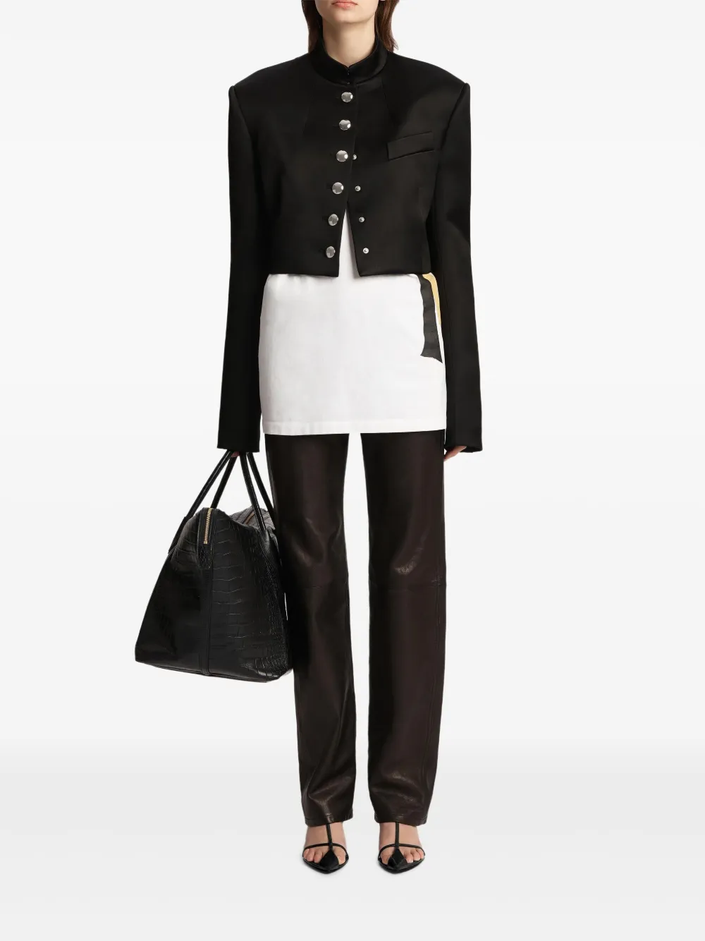 KHAITE Samuelson button jacket | Cropped Jackets | Image 2