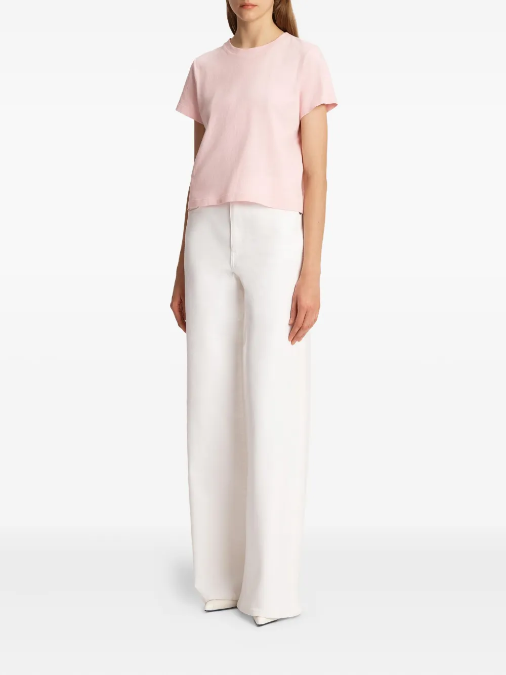 KHAITE Emmylou T-shirt Roze
