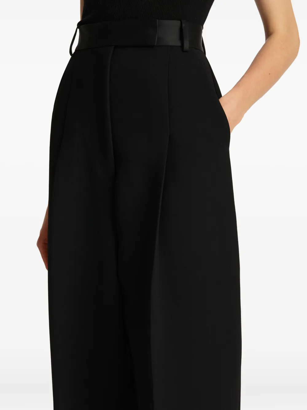 KHAITE Cullen broek Zwart