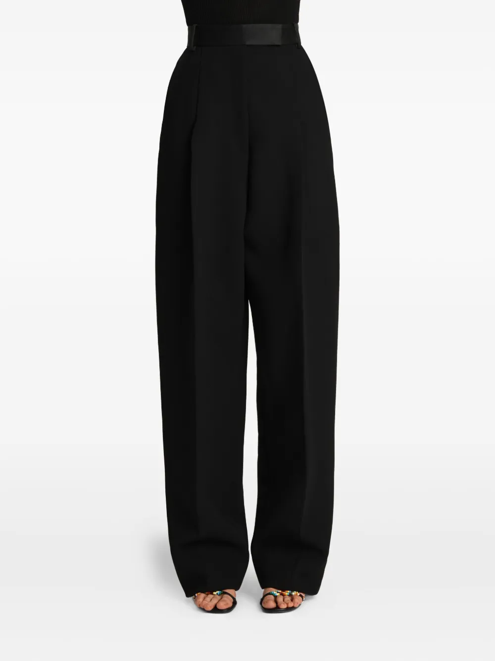 KHAITE Cullen broek Zwart