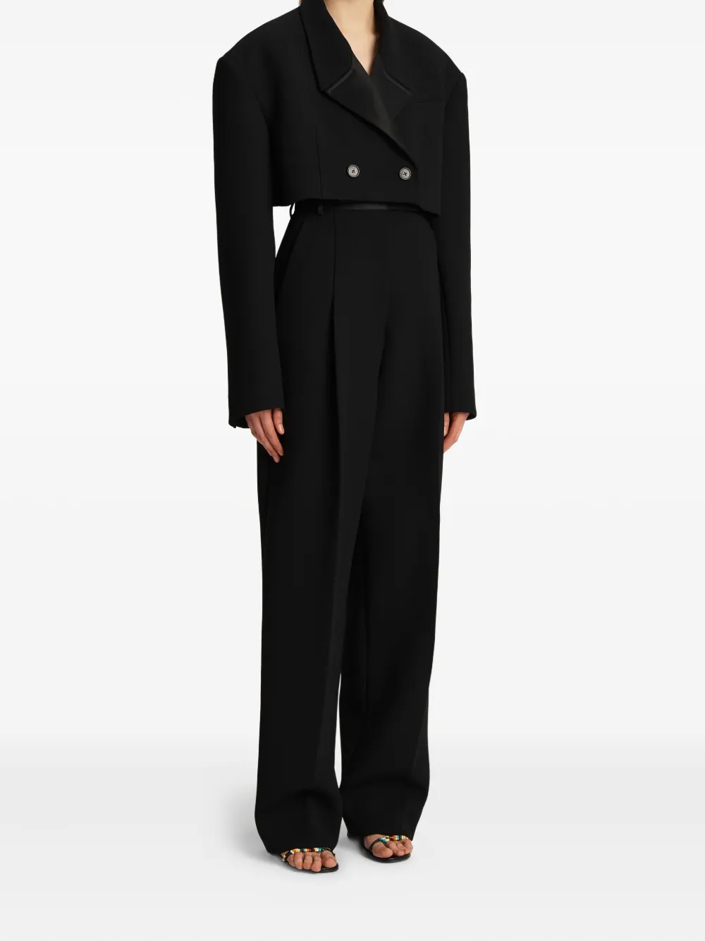 KHAITE Cullen broek - Zwart