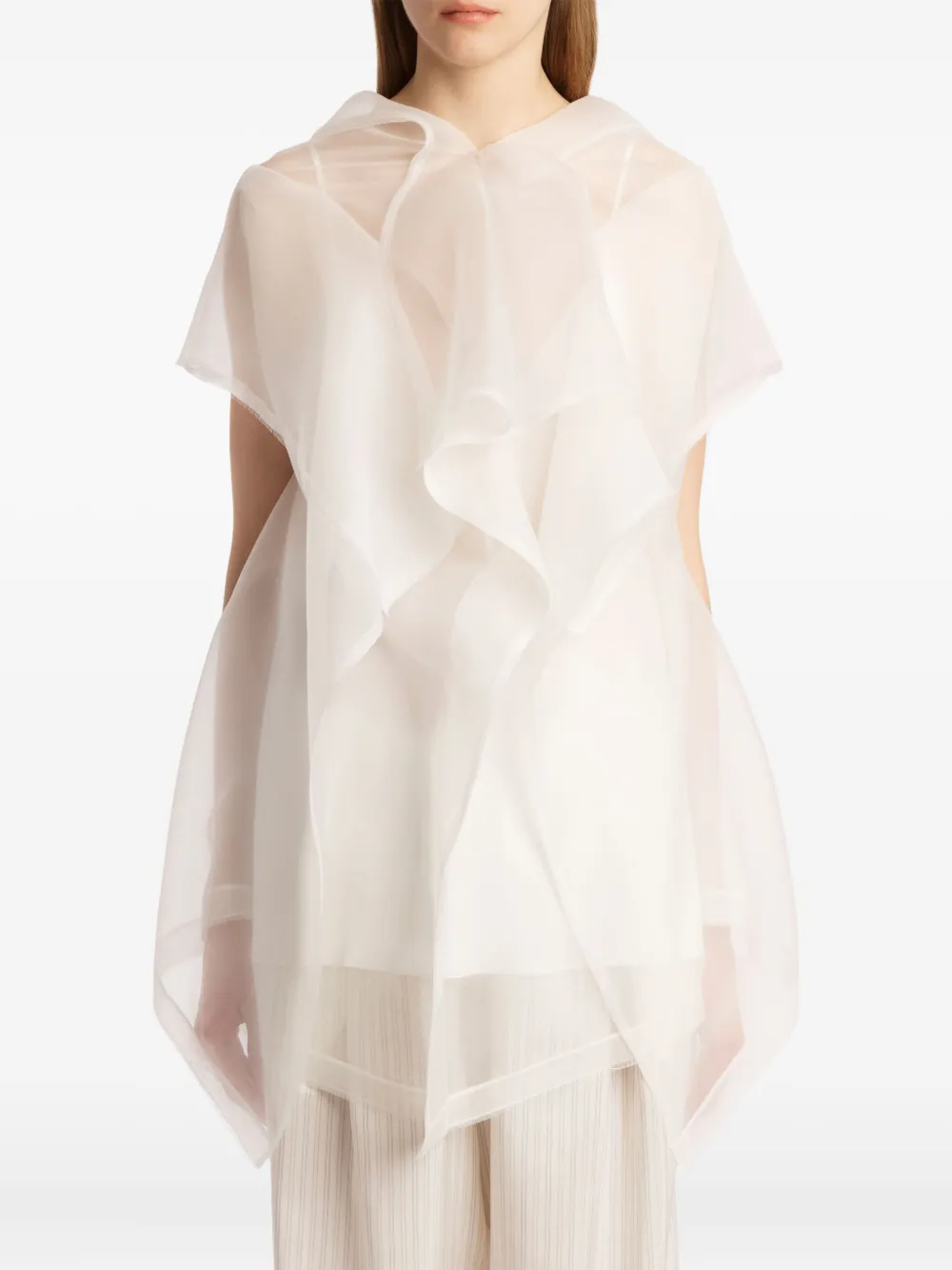 KHAITE Top Santana - Bianco