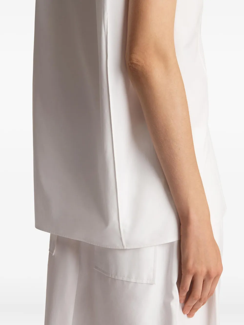 KHAITE Button-up top Wit