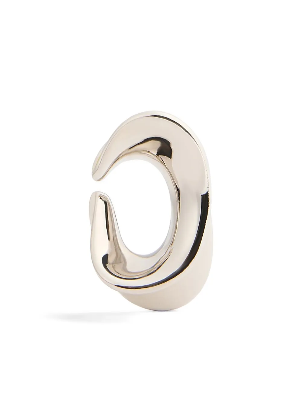 Khaite Shadow Ear Cuff In Silver