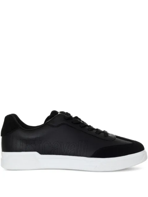 Just Cavalli logo-perforated sneakers