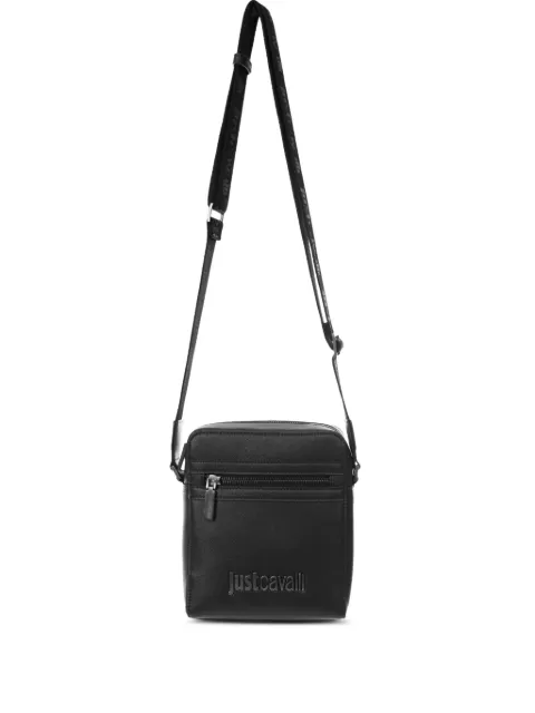 Just Cavalli bolsa de hombro con logo en relieve