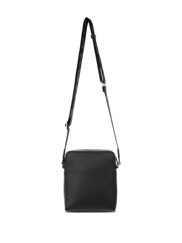 Just Cavalli Embossed Logo Shoulder Bag | Black | FARFETCH ID