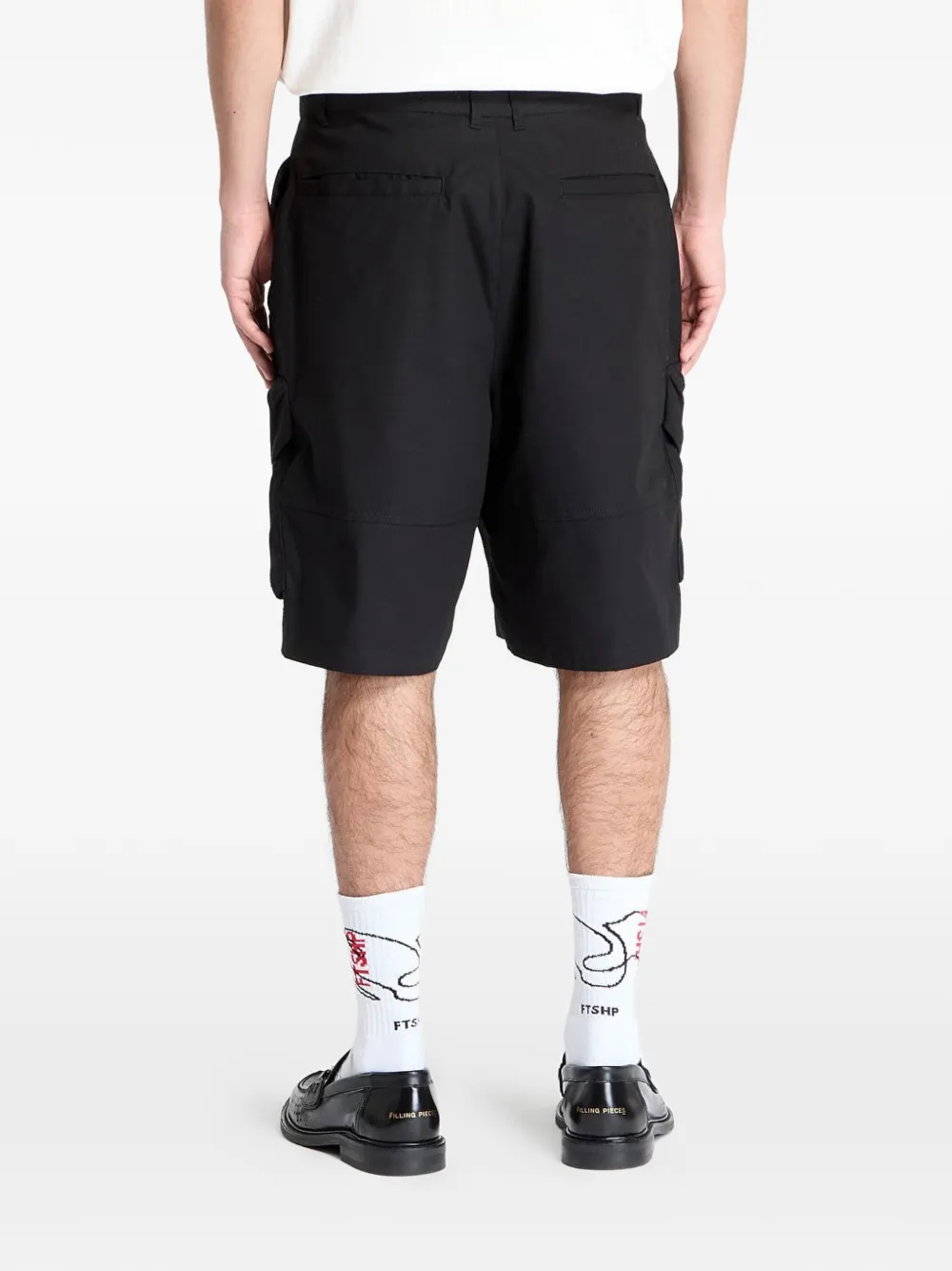 Daily Paper Cargo bermuda shorts Zwart