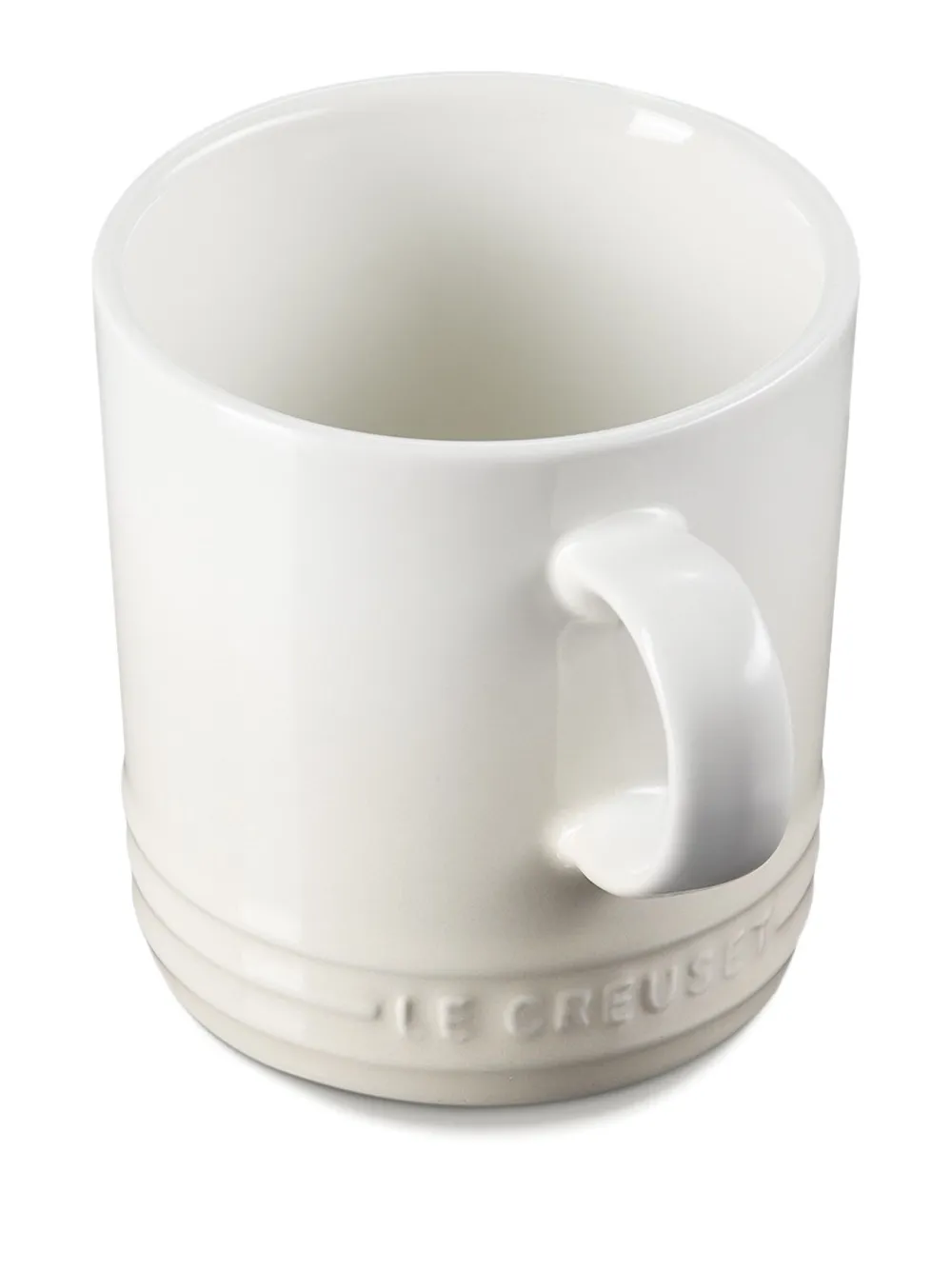 Le Creuset Glazed Ceramic Mug In White