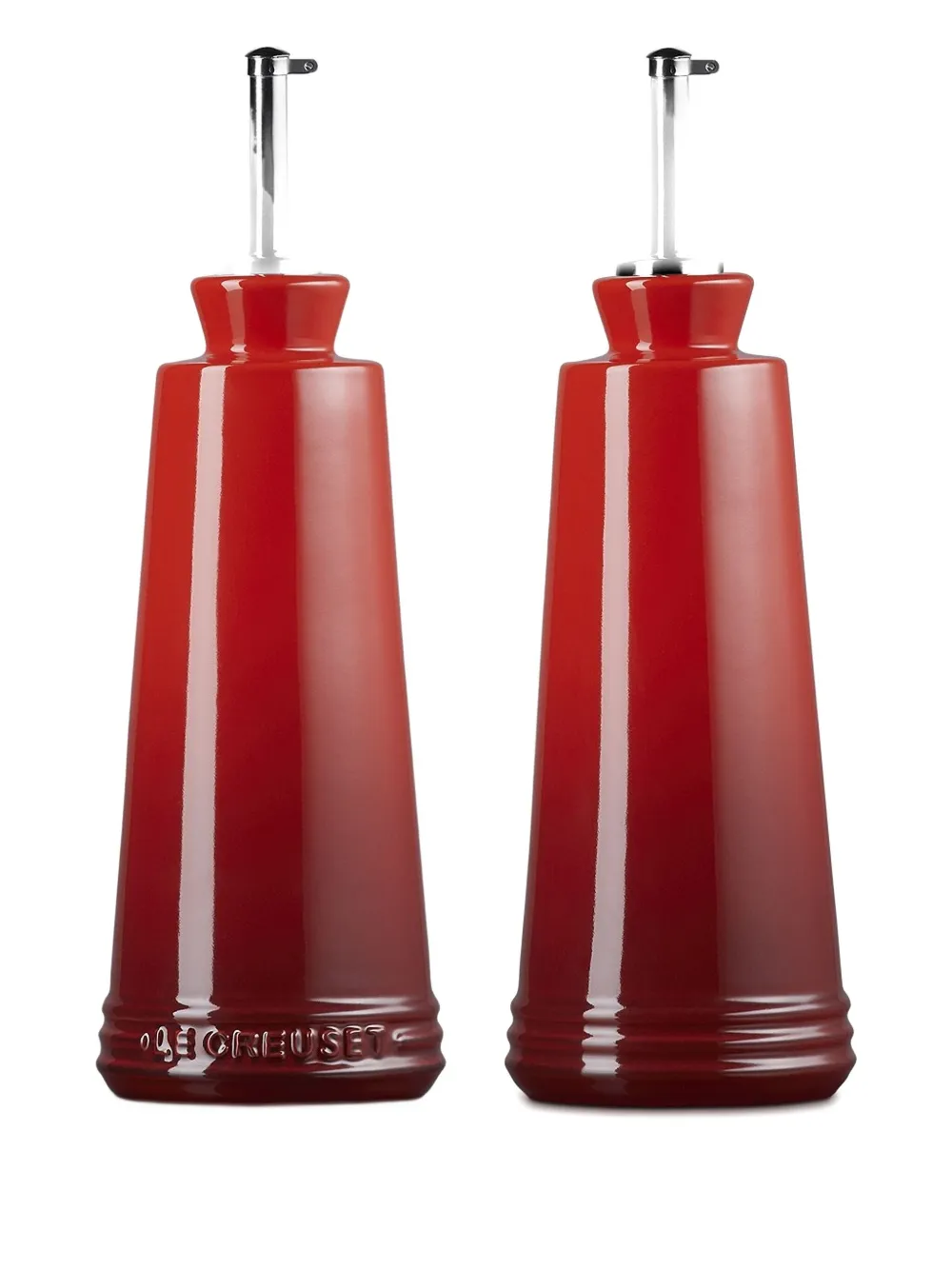 Le Creuset Ciliegia Olive Oil Set In Red
