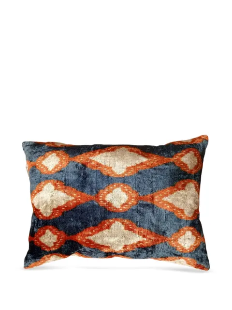 Les-Ottomans silk velvet cushion (50cm x 40cm)
