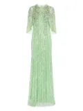 Jenny Packham Astra maxi dress - Green