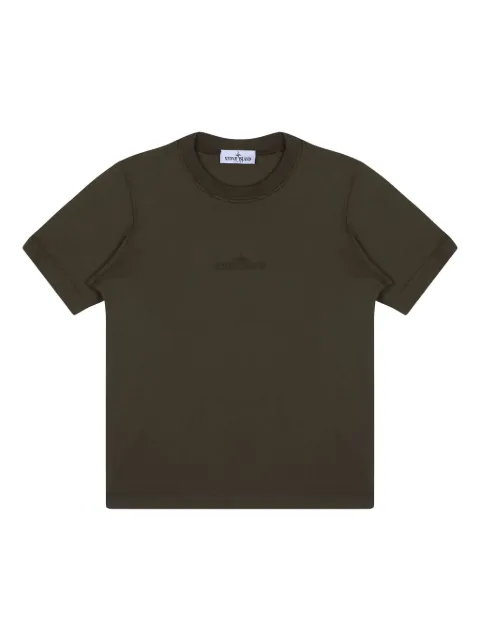 Stone Island Junior playera con logo bordado