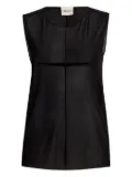 KHAITE Allo sleeveless top - Black