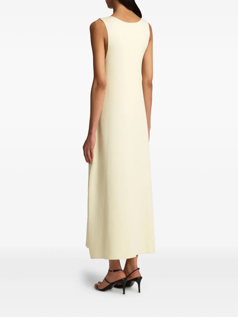 KHAITE Keran jurk Geel