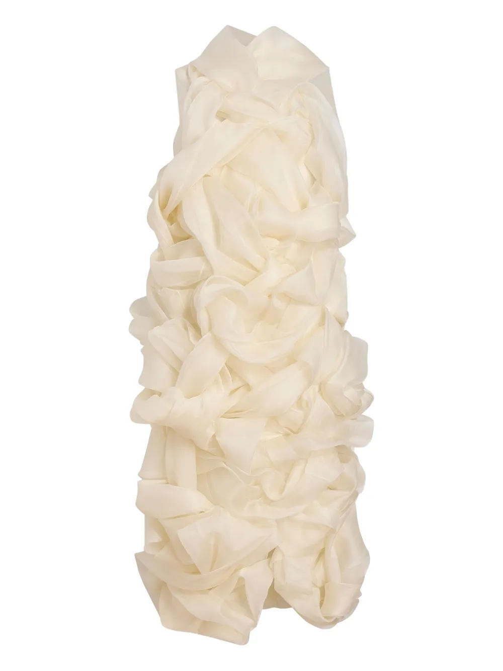 KHAITE Abito con ruches Welles - Toni neutri