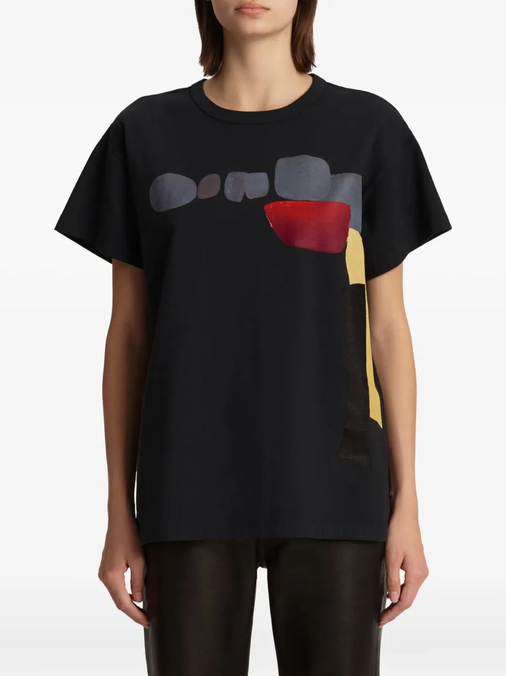 Khaite Maeve Graphic T-shirt In Multi