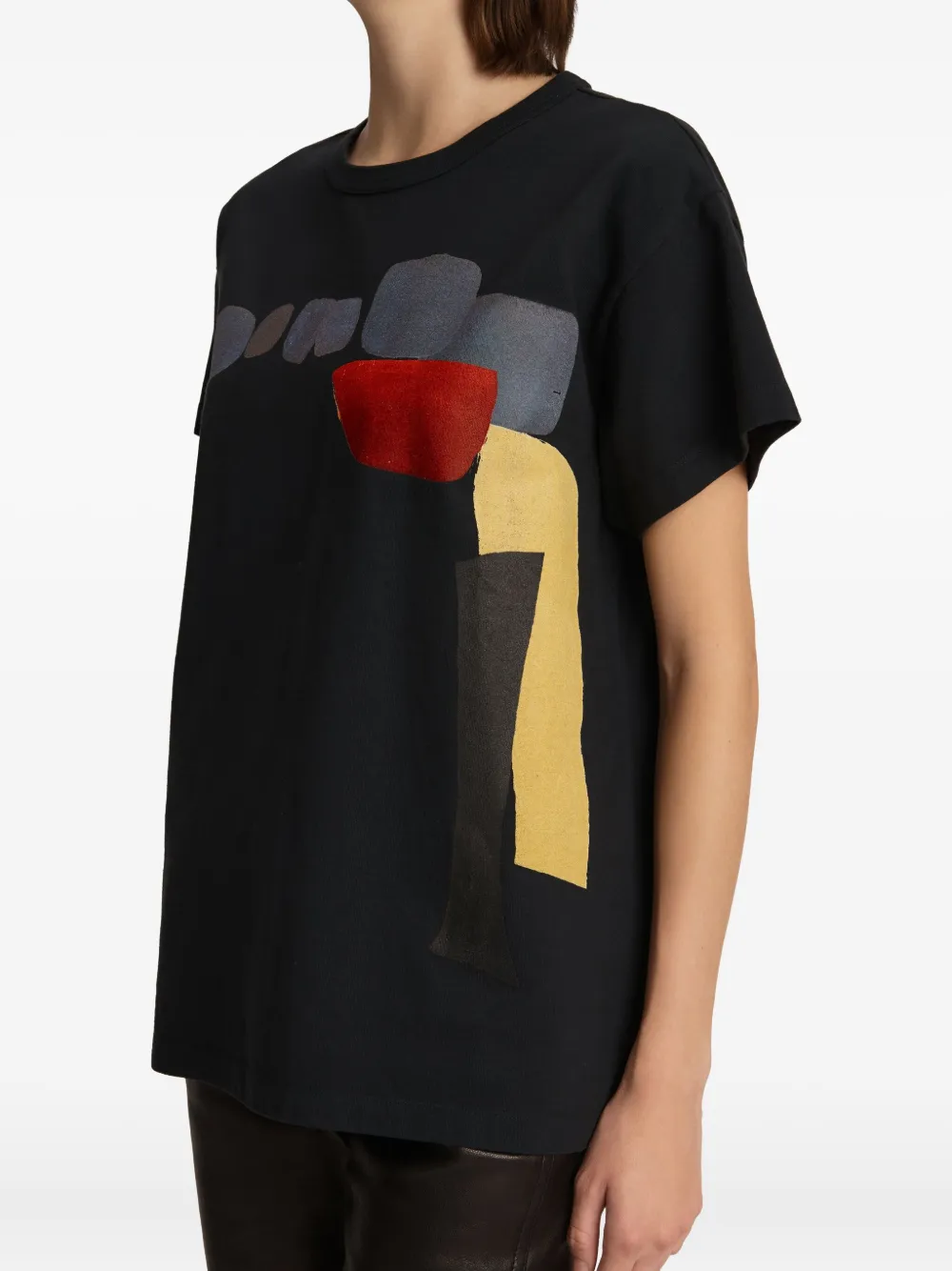 Khaite Maeve Graphic T-shirt In Multi